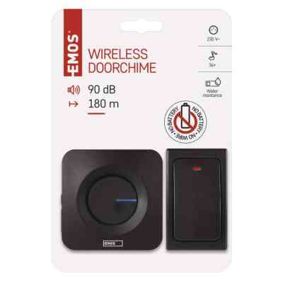 Дверний дзвінок EMOS бездротовий EMOS P5729B (P5729B) Вінниця