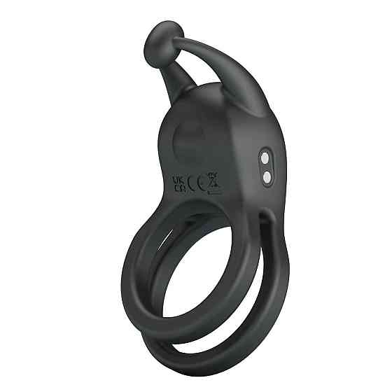 Кільце ерекційне Pretty Love - Goodwin Vibrating Double Penis Ring, BI-210222 Sex Aura Київ