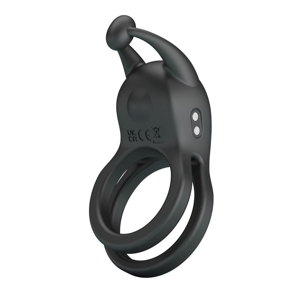 Кільце ерекційне Pretty Love - Goodwin Vibrating Double Penis Ring, BI-210222 Sex Aura Київ - фото 2
