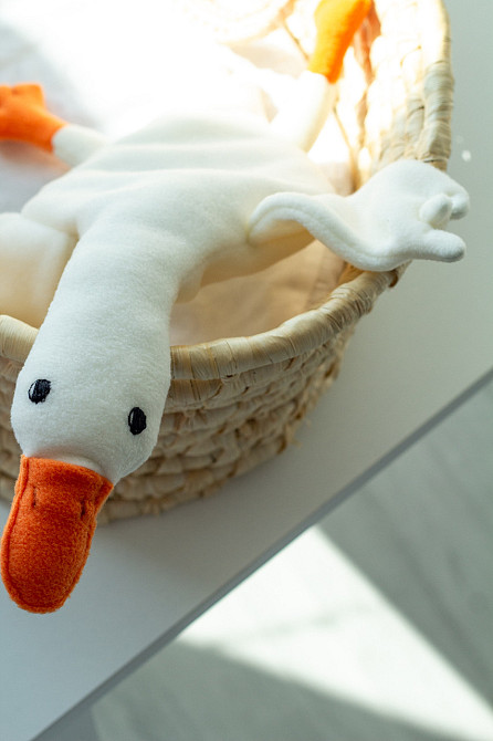 М’яка іграшка сплюшка Гусь обнімусь Київ - фото 5