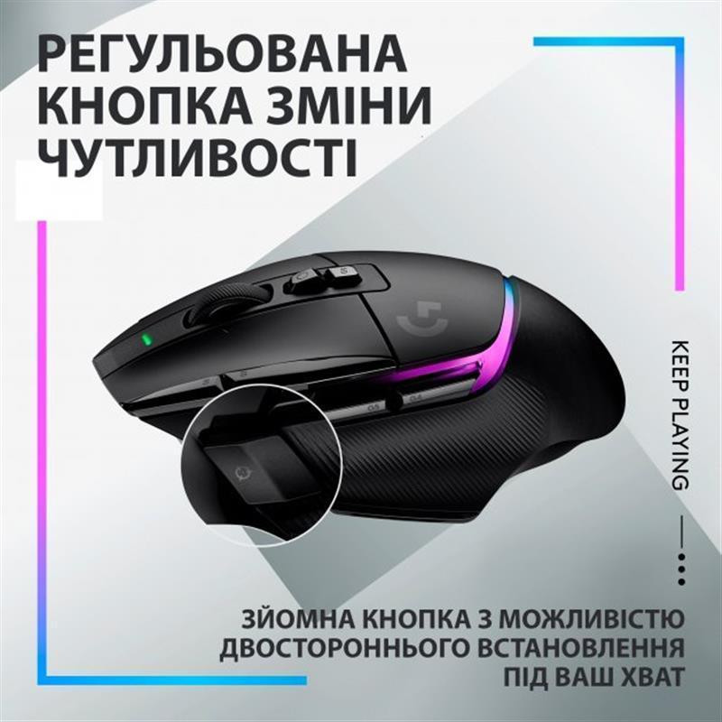 Миша Logitech G502 X Plus Black (910-006162) Чорний Харьков - изображение 7