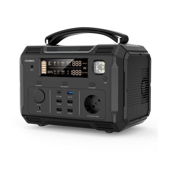 Зарядна станція Choetech BS004-EU-BK, 500W (BS004-EU-BK) Киев - изображение 1