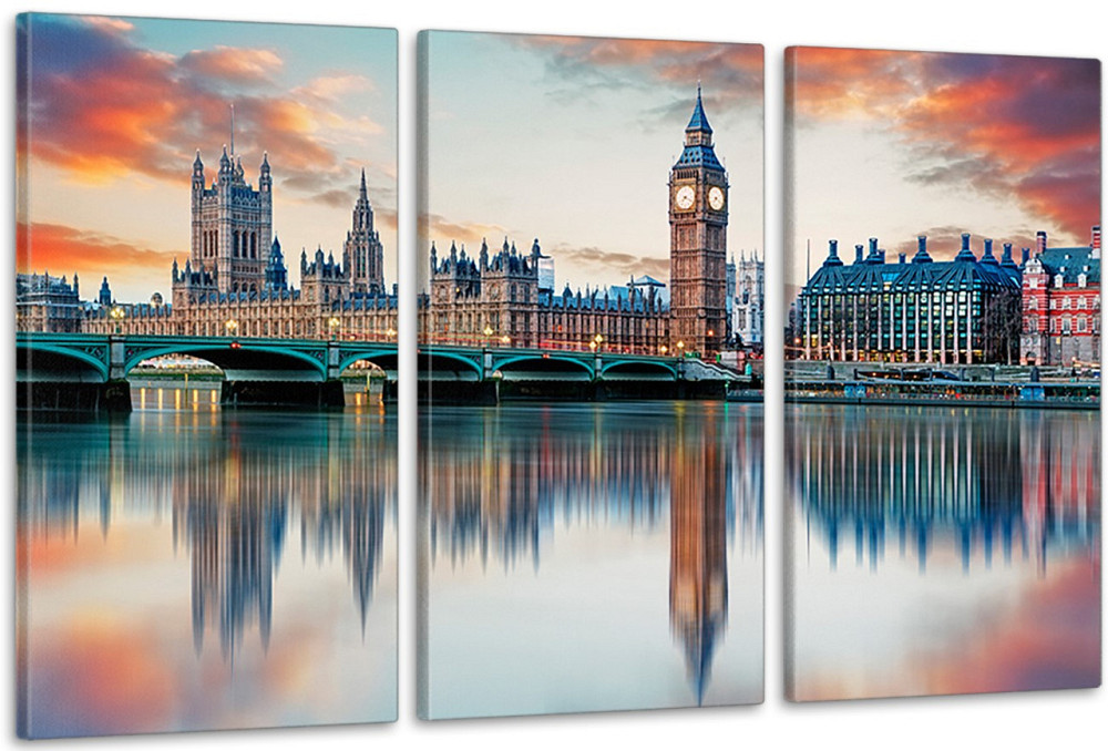 Модульная картина в гостиную / спальню   Біг-Бен     ART-210_3A 100х150 см Киев - изображение 1