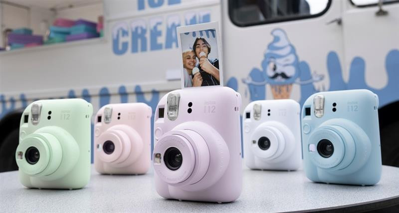 Фотокамера миттєвого друку Fujifilm Instax Mini 12 Clay  (16806121) ( White ) Харьков - изображение 8