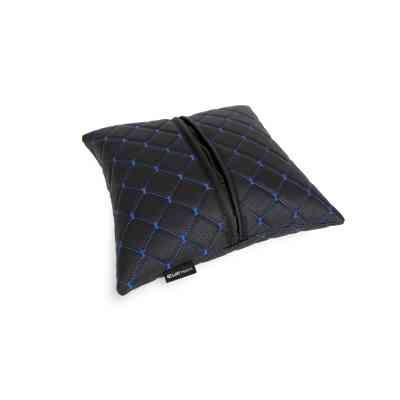 Подушка EVAtech ECO 30x30 см чорна з синьою ниткою (SPSCSBL) Винница