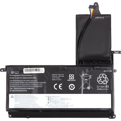 Аккумулятор для ноутбука LENOVO ThinkPad S5 S530 (45N1166) 14.8V 3600mAh PowerPlant (NB482085) Винница - изображение 1