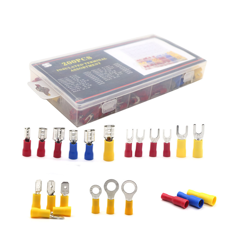 Набір клем із ізоляцією 200 шт. (18 видів клем) Мукачево - фото 1