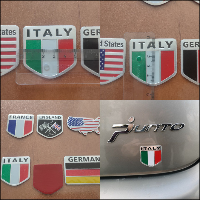 Наклейка на авто або мото Прапори алюмінієві Київ - фото 7