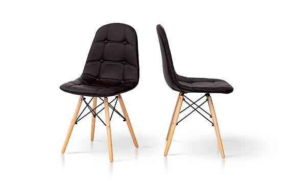 Стілець ДЖАСТІН, шкірзам темн. шоколад Киев