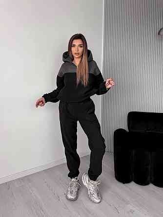 Женский теплый костюм двухцветный Одесса