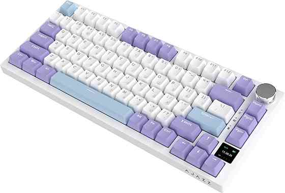 Клавіатура бездротова Ajazz AK820 Pro Gift Switch Purple (AK820PROGPWB) Фіолетовий Харків