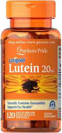 Лютеїн з зеаксантином для зору Puritan's Pride Lutein 20 мг 120 гел капс Київ