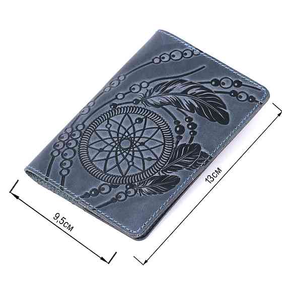 Обкладинка на паспорт SHVIGEL 13795 Блакитна Київ