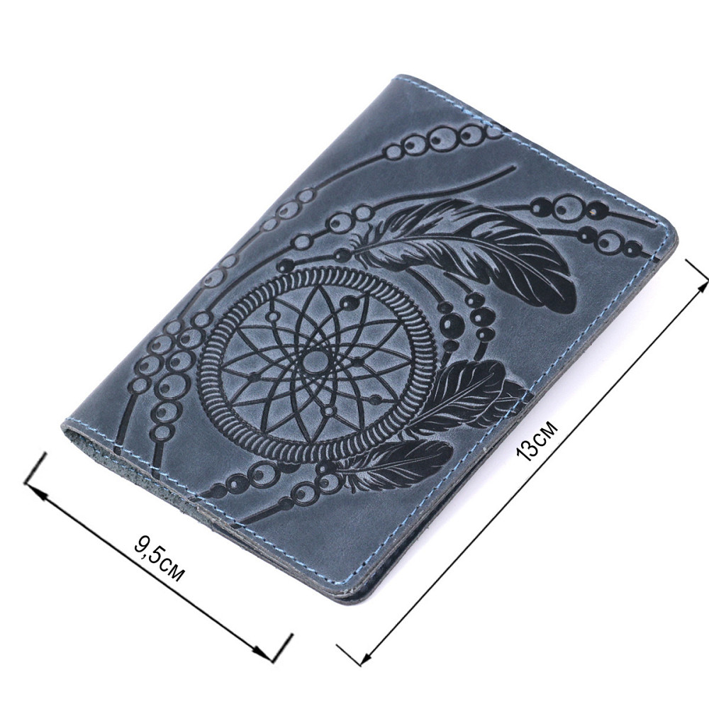 Обкладинка на паспорт SHVIGEL 13795 Блакитна Київ - фото 3