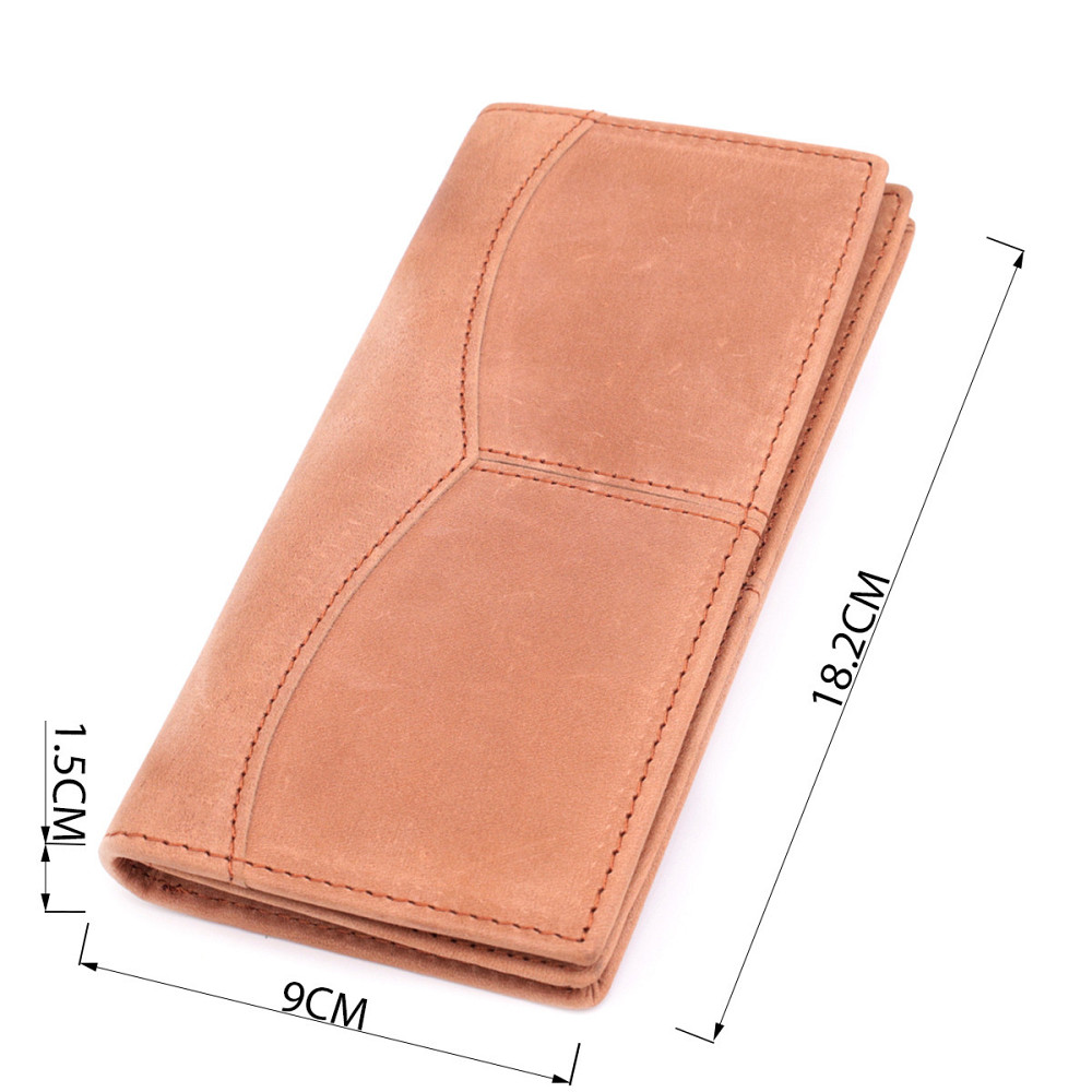 Кошелек унисекс в винтажной натуральной коже Рыжий (Vintage) Киев - изображение 7