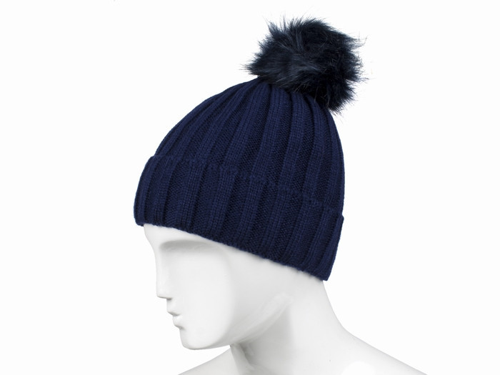 Чоловіча шапка зимова синя Київ - фото 1