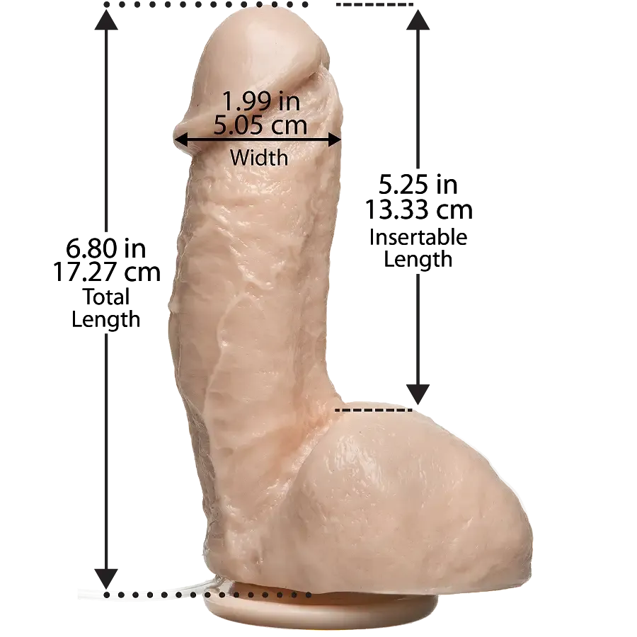 Фалоімітатор, що кінчає Doc Johnson The Amazing Squirting Realistic Cock, ПВХ, діаметр 5,1см Львов - изображение 2