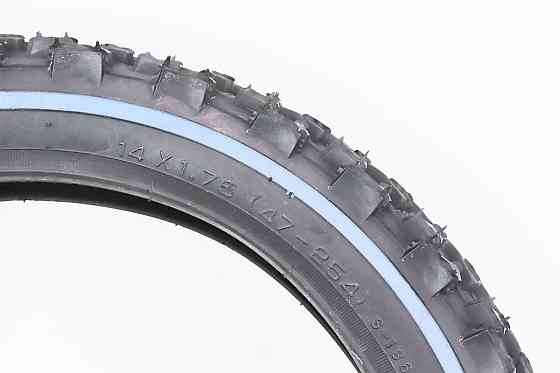 Шина 14"х1,75 (47-254) шипована з синьою смугою SA-186 Київ