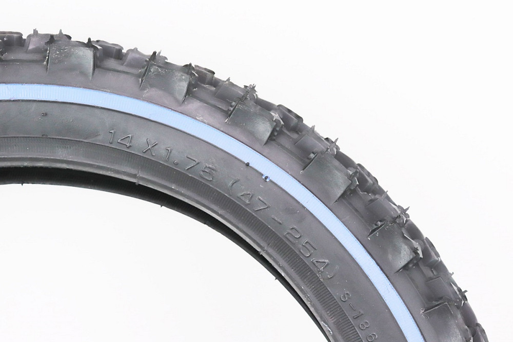 Шина 14"х1,75 (47-254) шипована з синьою смугою SA-186 Київ - фото 2