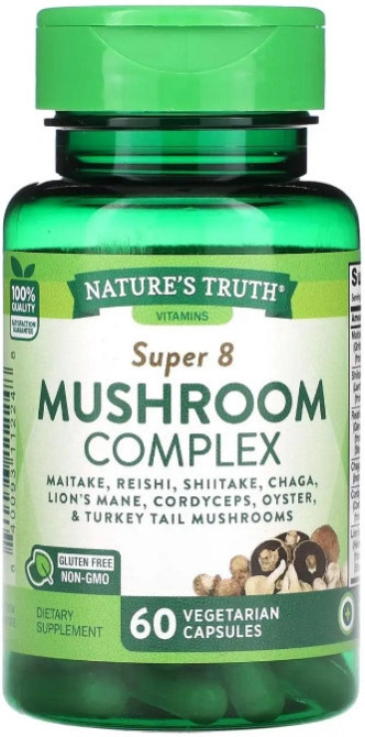 Грибний комплекс Nature's Truth Super 8 Mushroom Complex 60 капс Київ - фото 1