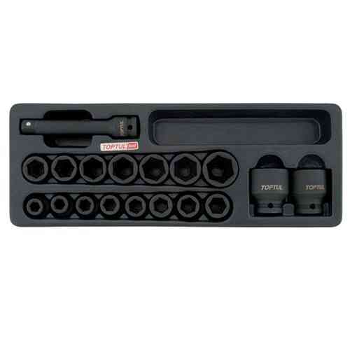Набір ударних головок 1/2" 10-32мм + подовжувач 18ед. (в ложементі) TOPTUL GCAT1807 Одеса