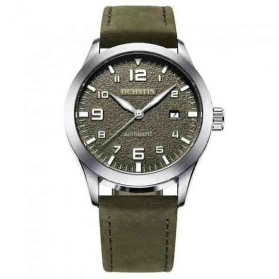 Водостойкие механические часы Ochstin Military silver Винница