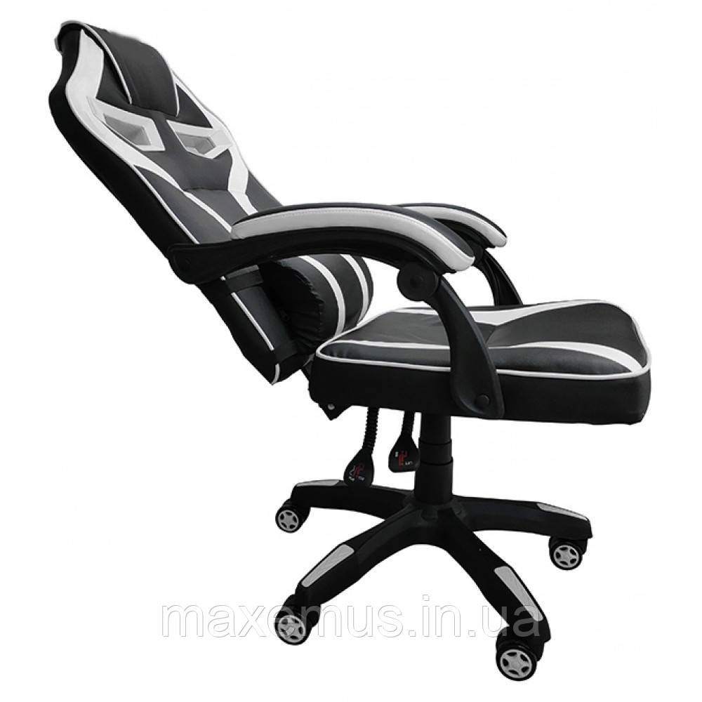 Геймерское раскладное кресло игровое для приставки профессиональное стул компьютерный Bonro B 8 2 7 белый Мостиска - изображение 3