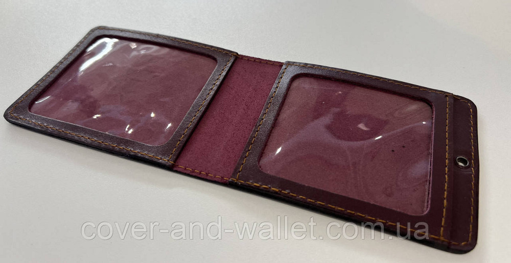 Кожаная обложка ветеран НПУ (Национальной полиции Украины) Киев - изображение 3