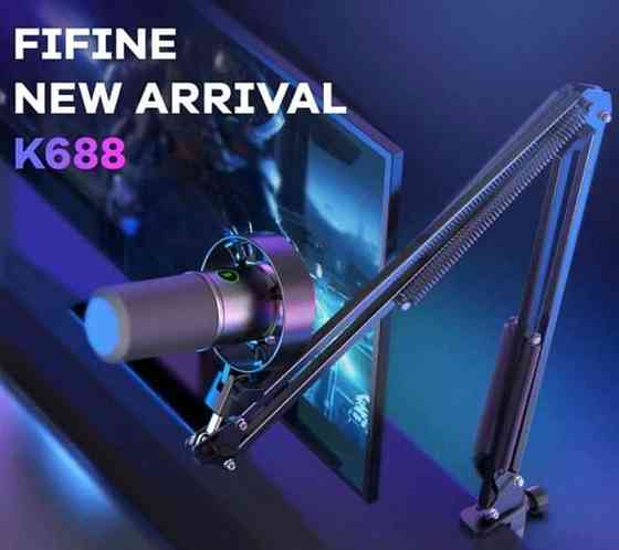Микрофон студийный/ для ПК Fifine K688 Киев