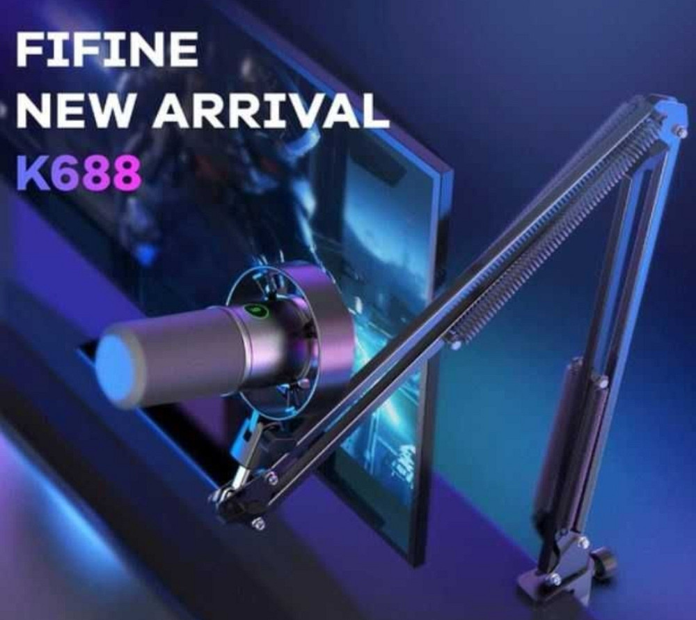 Микрофон студийный/ для ПК Fifine K688 Киев - изображение 5