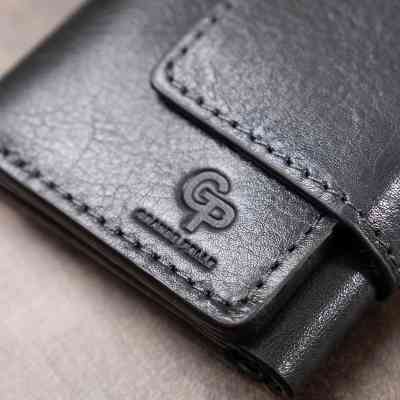 Портмоне Grande Pelle Кожаное Синее (11511) Винница