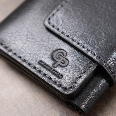 Портмоне Grande Pelle Шкіряне Синє (11511) Вінниця - фото 4