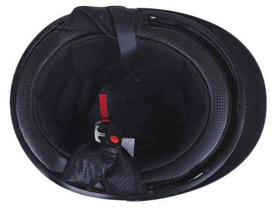 Шлем мотоциклетный MD-513-1, белый глянцевый с черным стеклом, size L Мукачево