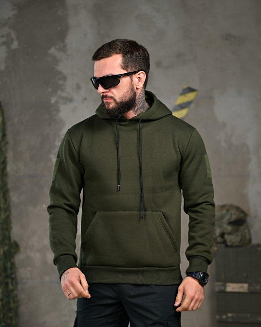 Милитари худи на флисе GENESIS Valhalla oliva ПП8141 Одесса - изображение 2