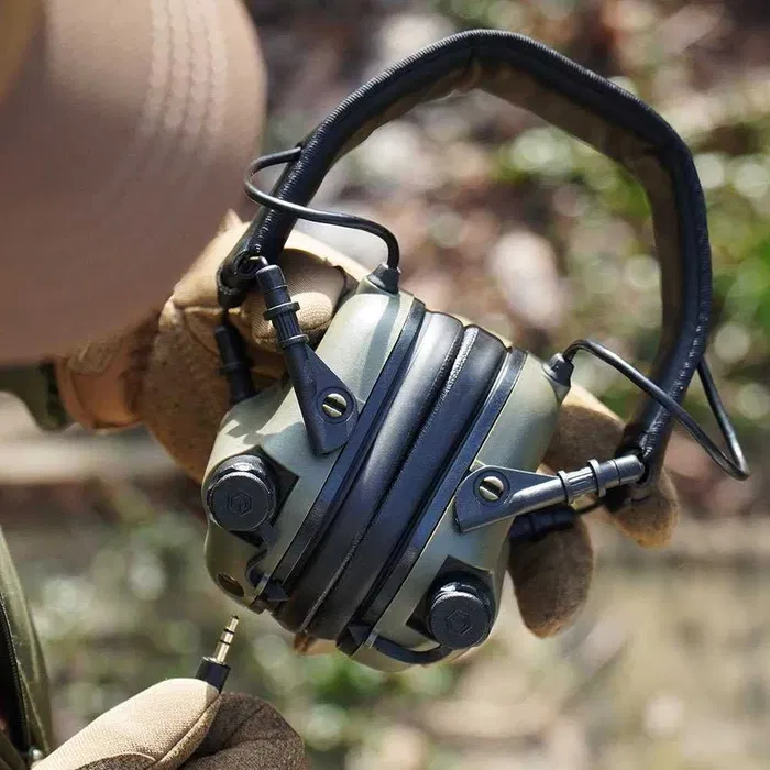 Тактические активные наушники Earmor М31 Оливковый Киев - изображение 6
