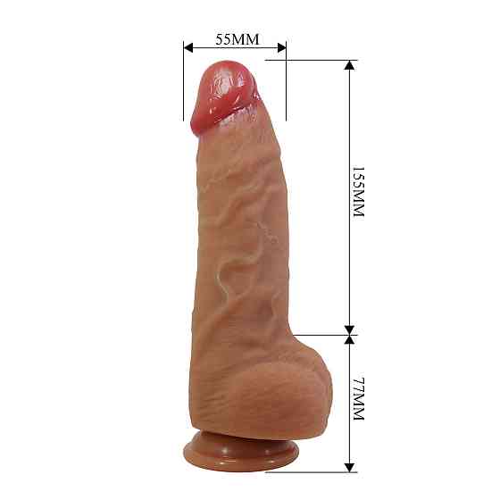 Фалоімітатор Pretty Love Najm 9.1 Super Soft Liquid Silicone Dildo Sex Aura Київ