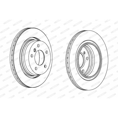 Гальмівний диск FERODO DDF1073 Вінниця - фото 1