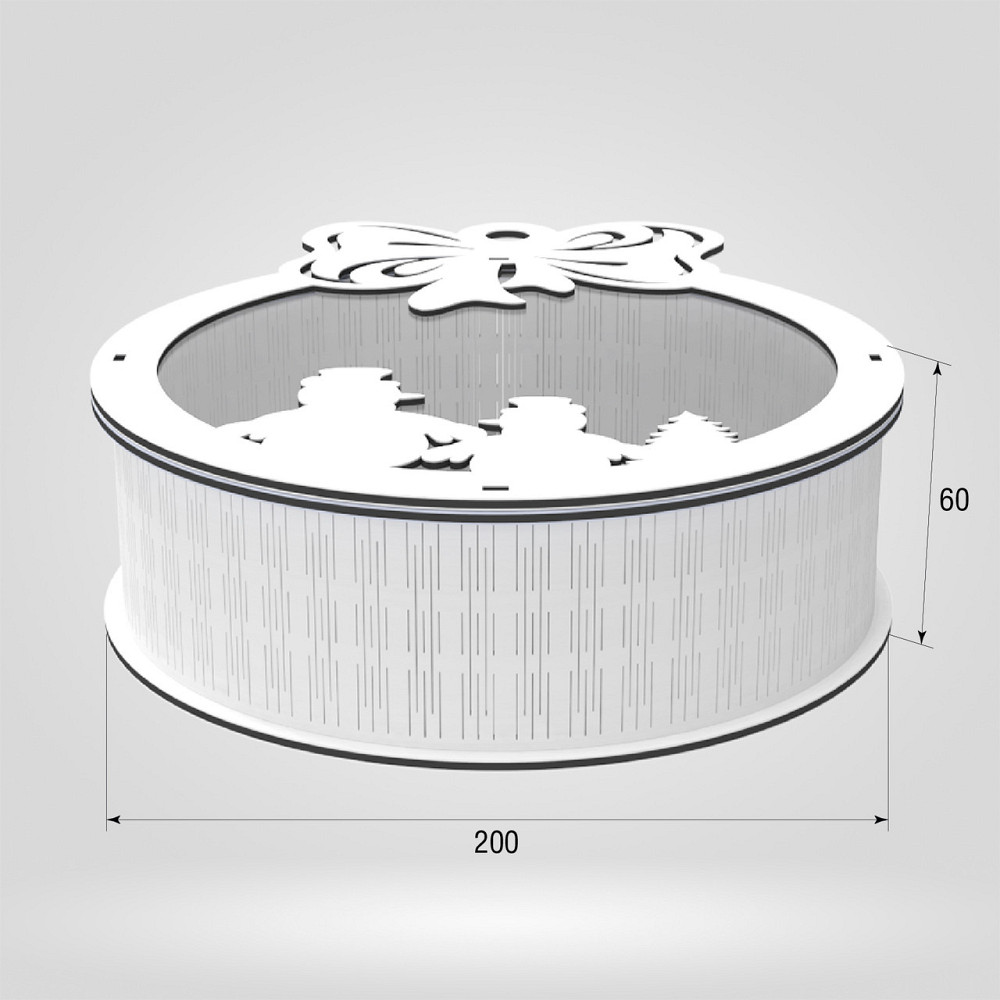 Подарочная коробка EKOSTAR d200 h60 Киев - изображение 3