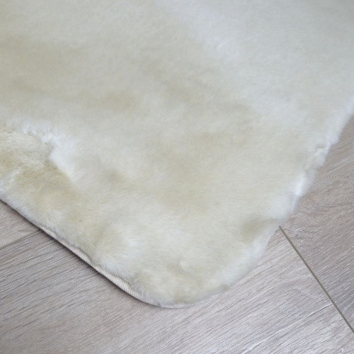Килимок для підлоги з еко-хутра ТМ Dariana Tweed 75*150 см бежевий Житомир - изображение 5