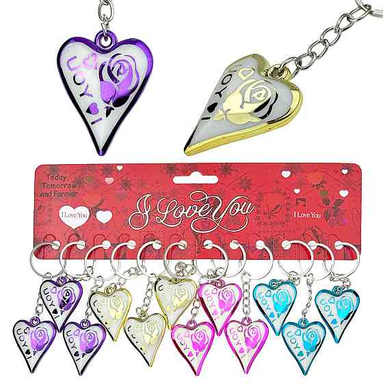 Брелоки для ключів Сердечка Любов 12 шт. Київ