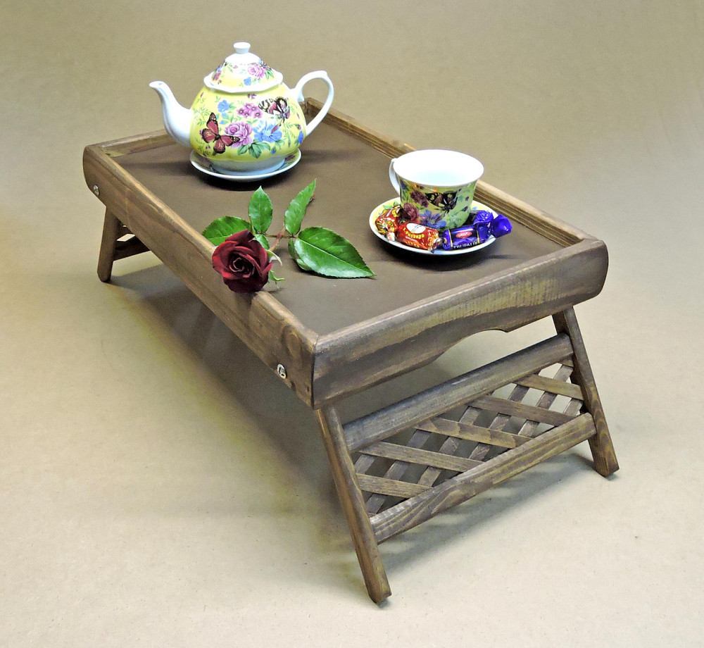 Столик-піднос для сніданку "Юта" капучино Миколаїв - фото 2