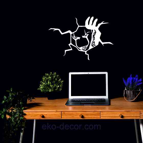 Декоративное настенное Панно «Клоун» Декор на стену 110*73 см, Белый Киев