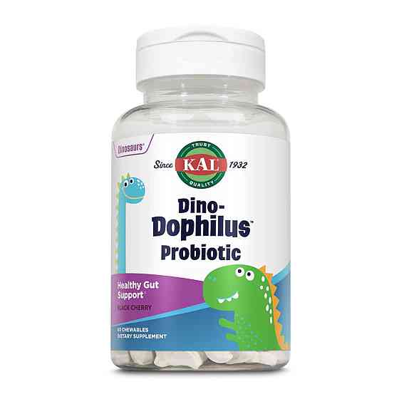 Пробіотик для дітей KAL Dino-Dophilus Kids Probiotic 60 жув таб Вишня Київ