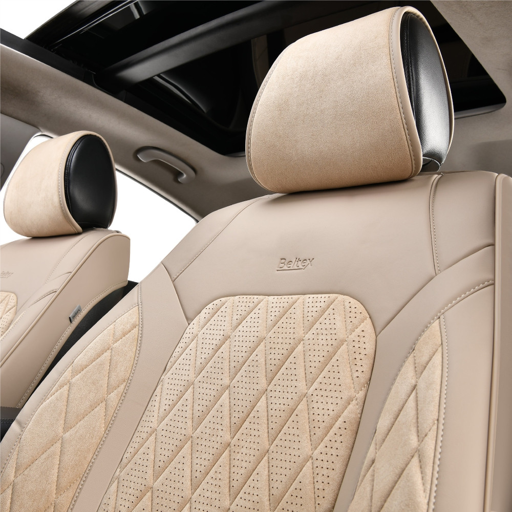 Комплект, 3D чохли для сидінь Beltex Malibu, beige Львів - фото 4