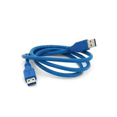 Дата кабель USB 3.0 AM/AM 1.0m Blue Voltronic (YT-3.0AM+AM-1.0) Вінниця