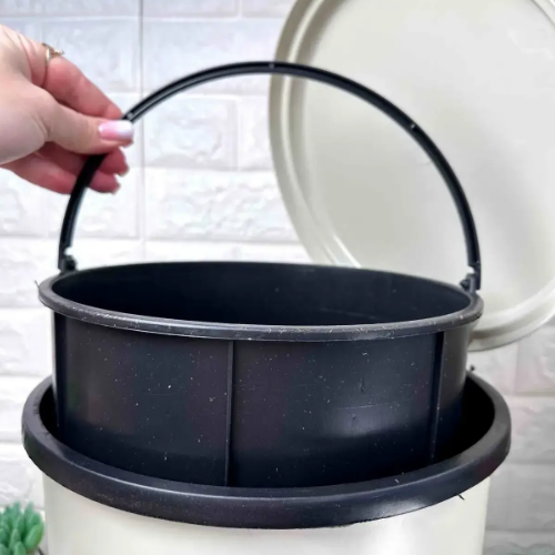 Відро для сміття 17л з педаллю пластик з малюнком мозаїка ELIF Житомир - фото 2