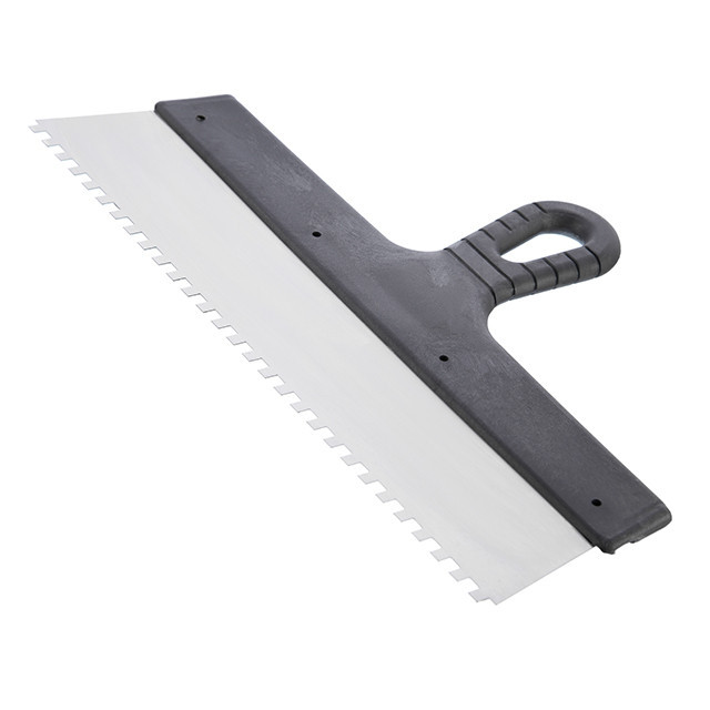 Шпатель із нержавіючої сталі, 350 мм, зуб: 6×6 мм INTERTOOL KT-2356 Київ - фото 2