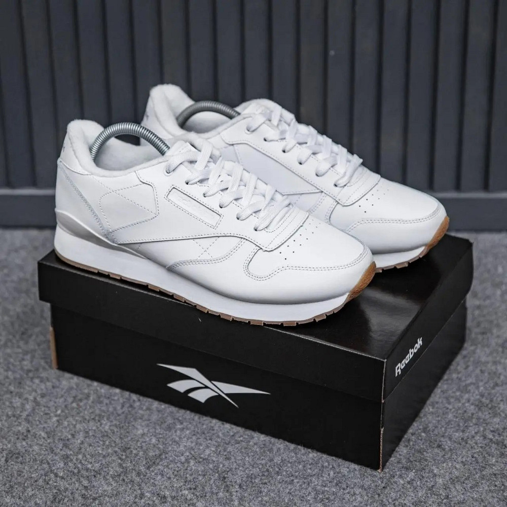Женские Кроссовки Reebok Classic Белые Рибок Кожаные (размеры: 36,37,38,39,40,41,42,43) Днепр - изображение 9