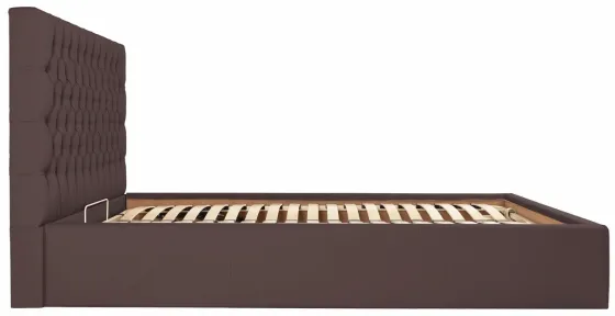 Кровать Cambridge Comfort 140 х 190 см Fly 2231 С подъемным механизмом и нишей для белья Темно-коричневый Киев