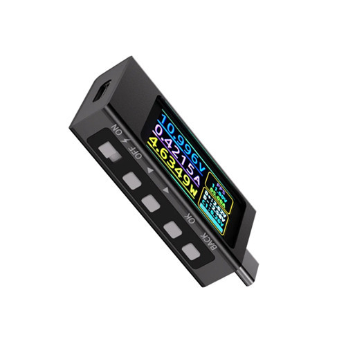 USB тестер KWS-X1 Type-C 4–30 В 12 А QC PD PPS для вимірювання струму, напруги та потужності Київ - фото 2